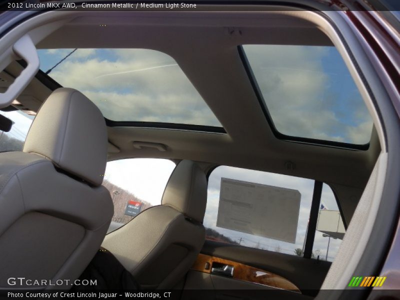 Cinnamon Metallic / Medium Light Stone 2012 Lincoln MKX AWD