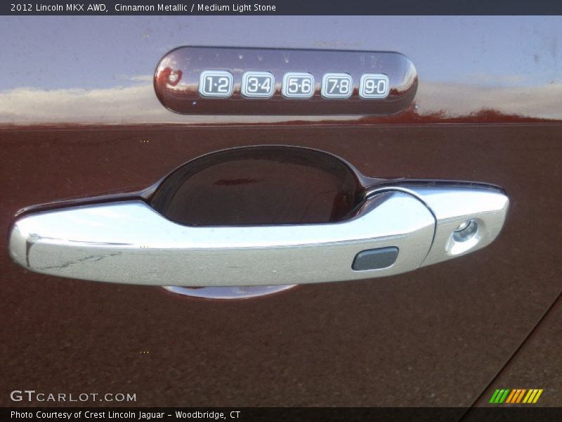 Cinnamon Metallic / Medium Light Stone 2012 Lincoln MKX AWD