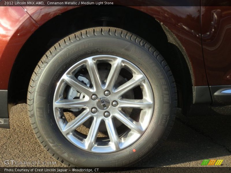 Cinnamon Metallic / Medium Light Stone 2012 Lincoln MKX AWD