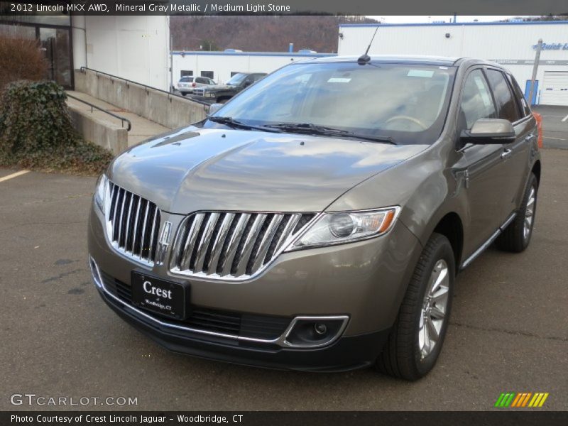 Mineral Gray Metallic / Medium Light Stone 2012 Lincoln MKX AWD