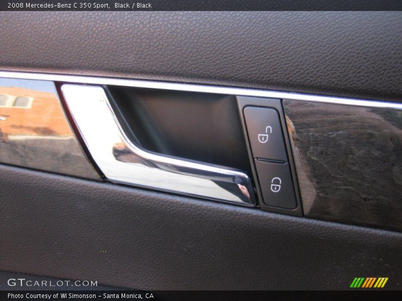 Black / Black 2008 Mercedes-Benz C 350 Sport