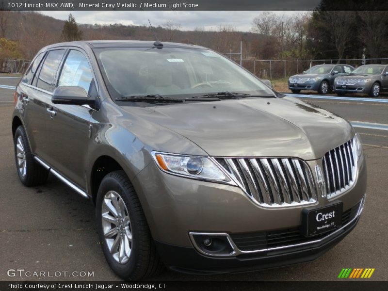 Mineral Gray Metallic / Medium Light Stone 2012 Lincoln MKX AWD