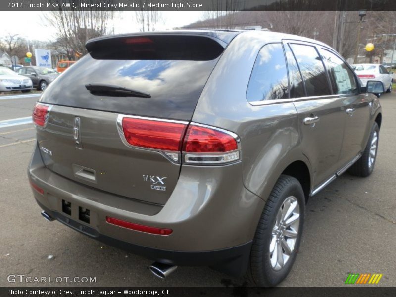 Mineral Gray Metallic / Medium Light Stone 2012 Lincoln MKX AWD