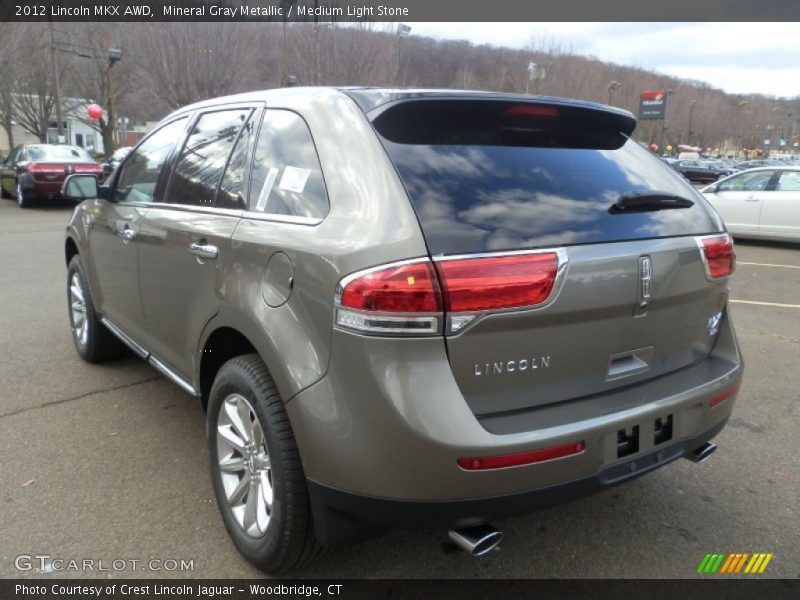 Mineral Gray Metallic / Medium Light Stone 2012 Lincoln MKX AWD