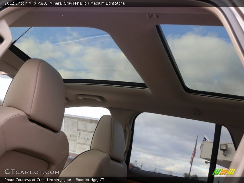 Sunroof of 2012 MKX AWD