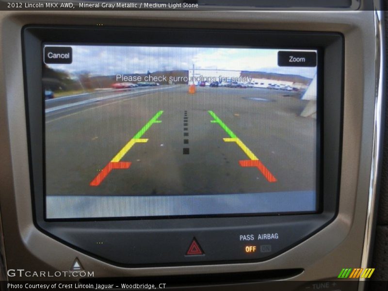 Mineral Gray Metallic / Medium Light Stone 2012 Lincoln MKX AWD