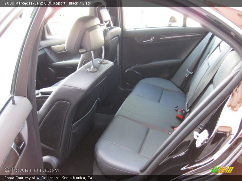 Black / Black 2008 Mercedes-Benz C 350 Sport