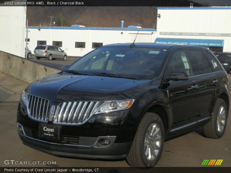 Black / Charcoal Black 2012 Lincoln MKX AWD