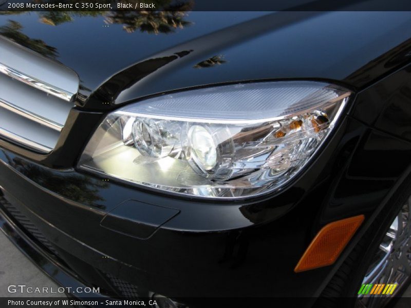 Black / Black 2008 Mercedes-Benz C 350 Sport