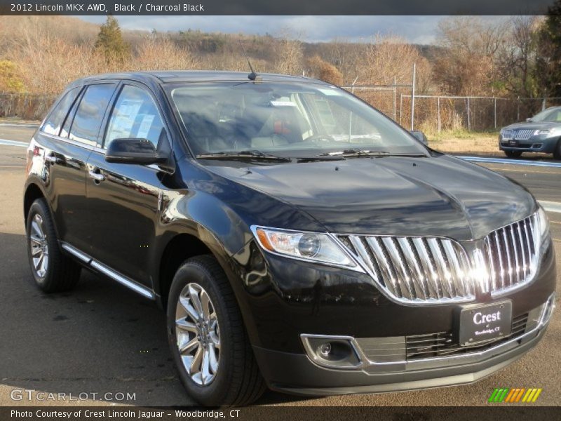 Black / Charcoal Black 2012 Lincoln MKX AWD