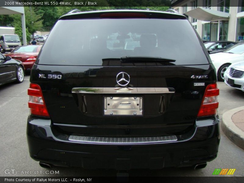 Black / Black 2008 Mercedes-Benz ML 550 4Matic