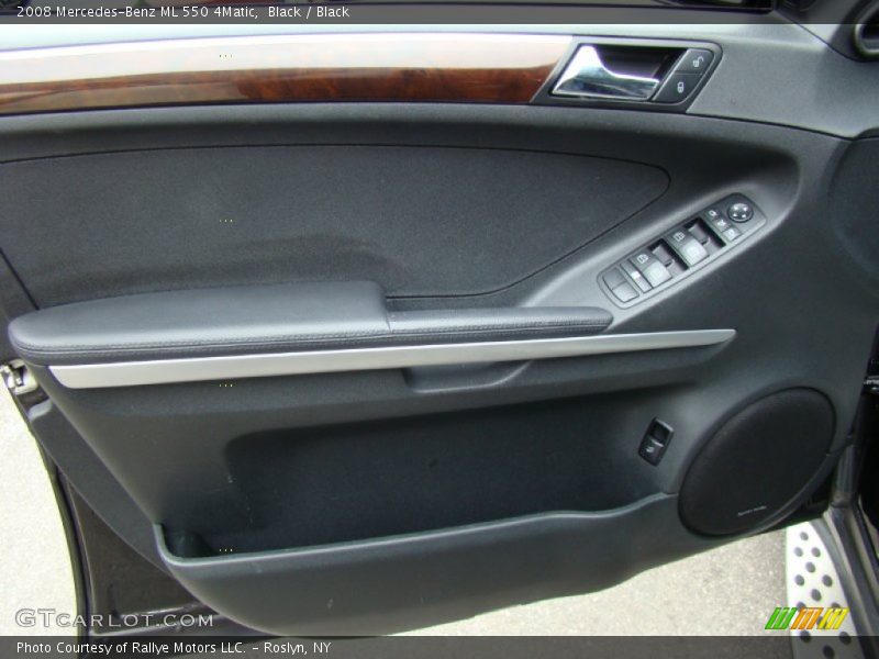 Black / Black 2008 Mercedes-Benz ML 550 4Matic