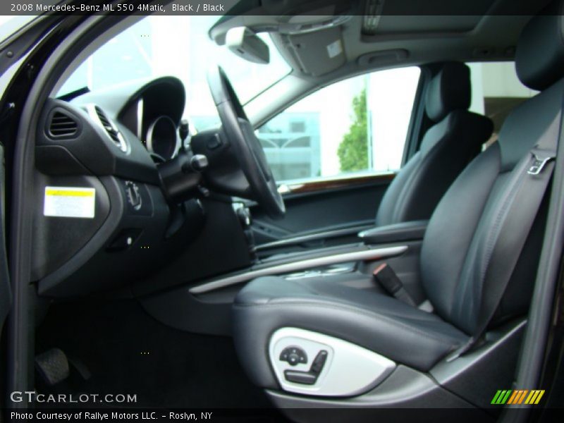 Black / Black 2008 Mercedes-Benz ML 550 4Matic