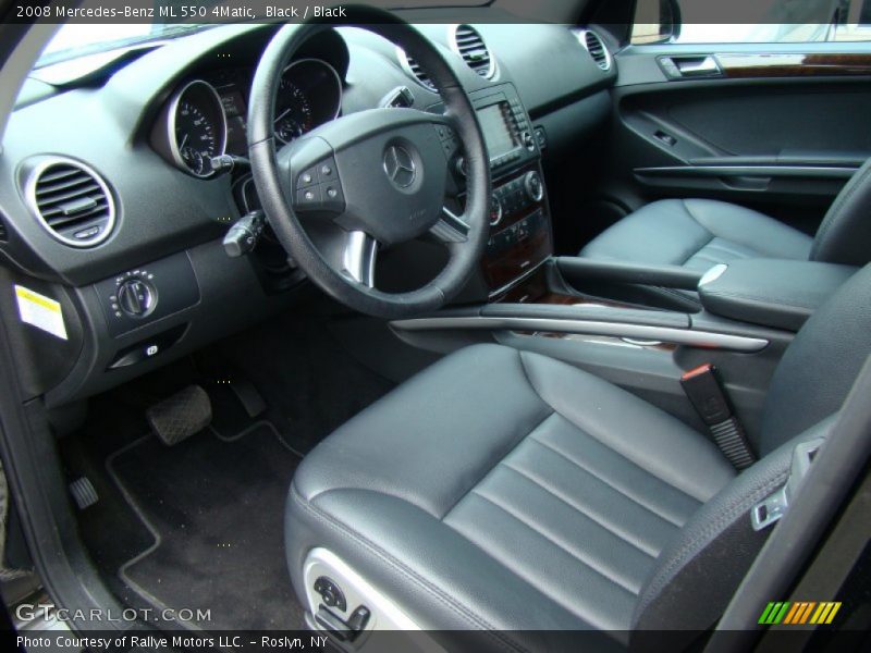 Black / Black 2008 Mercedes-Benz ML 550 4Matic