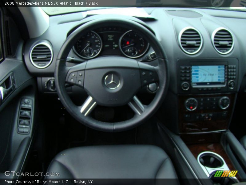 Black / Black 2008 Mercedes-Benz ML 550 4Matic