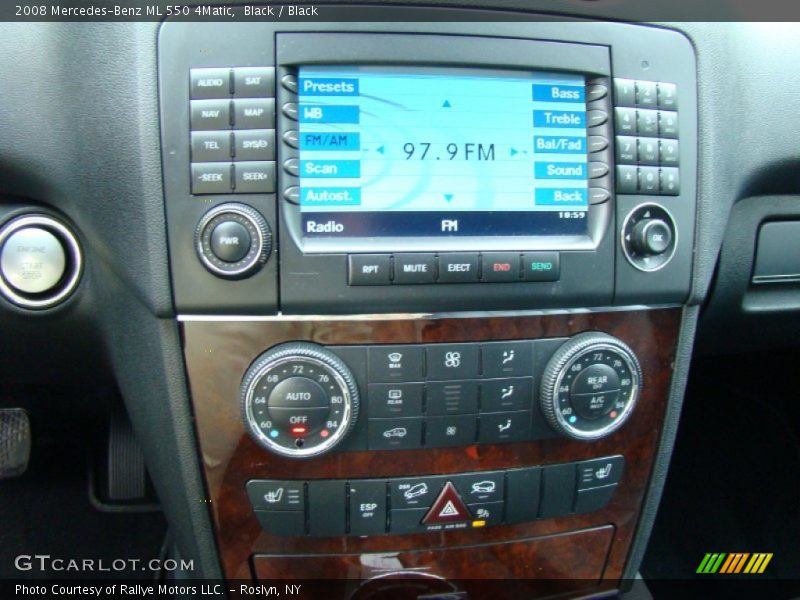 Black / Black 2008 Mercedes-Benz ML 550 4Matic