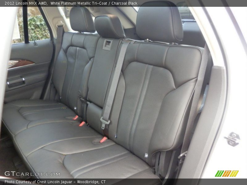 White Platinum Metallic Tri-Coat / Charcoal Black 2012 Lincoln MKX AWD