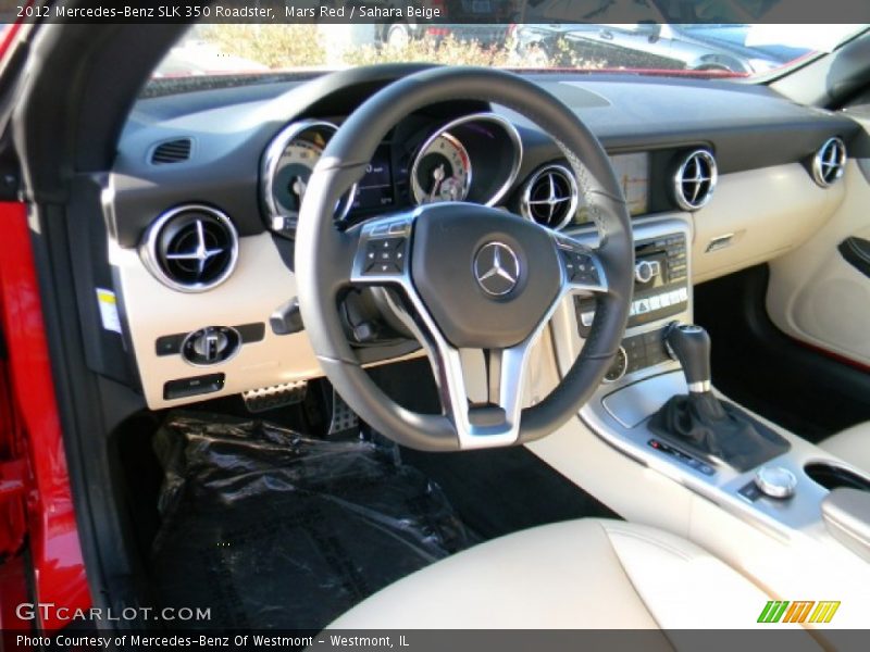 Sahara Beige Interior - 2012 SLK 350 Roadster 
