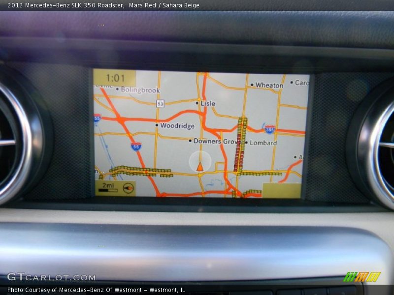 Navigation of 2012 SLK 350 Roadster