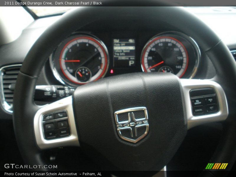 Dark Charcoal Pearl / Black 2011 Dodge Durango Crew