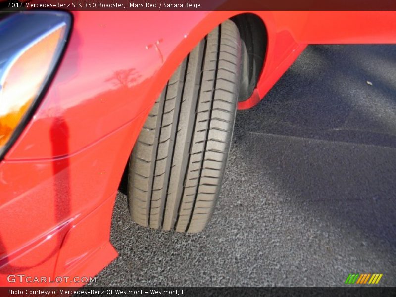 Mars Red / Sahara Beige 2012 Mercedes-Benz SLK 350 Roadster