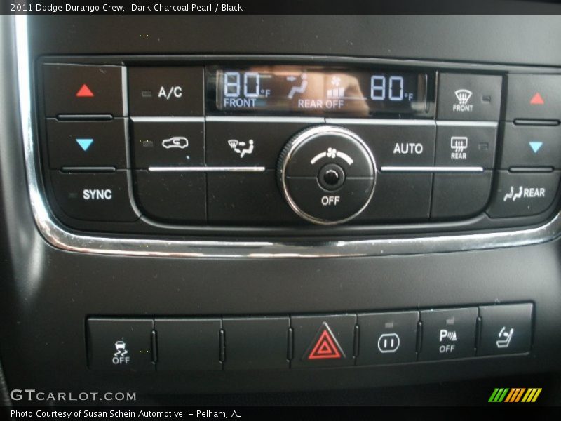 Dark Charcoal Pearl / Black 2011 Dodge Durango Crew