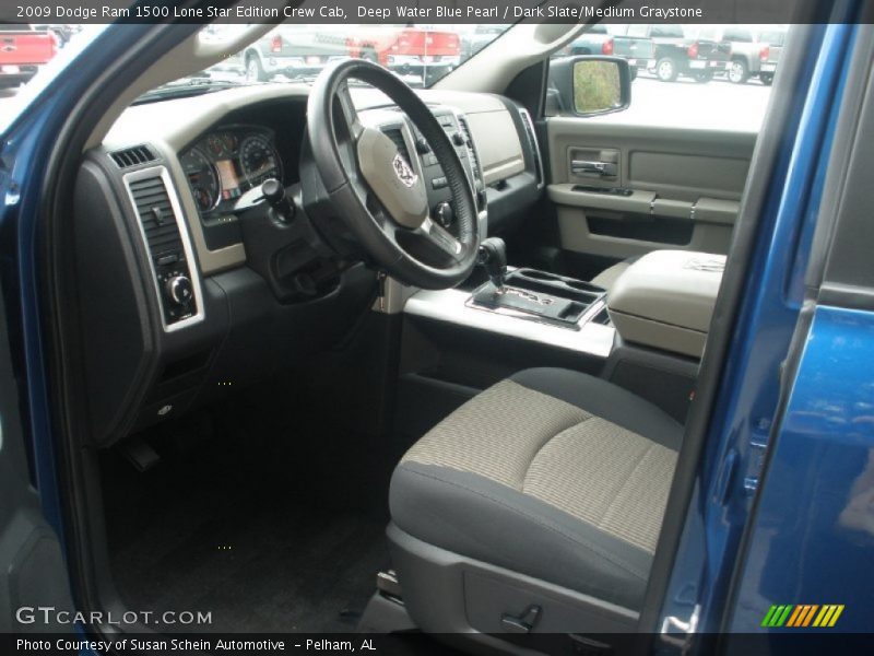 Deep Water Blue Pearl / Dark Slate/Medium Graystone 2009 Dodge Ram 1500 Lone Star Edition Crew Cab