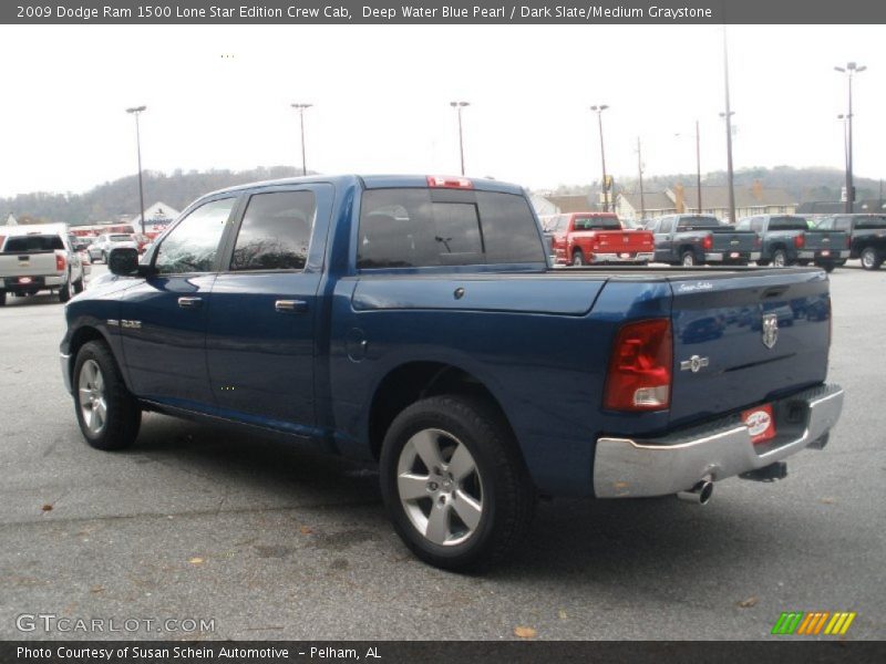 Deep Water Blue Pearl / Dark Slate/Medium Graystone 2009 Dodge Ram 1500 Lone Star Edition Crew Cab