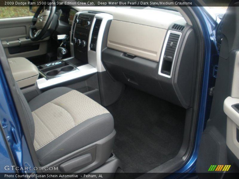 Deep Water Blue Pearl / Dark Slate/Medium Graystone 2009 Dodge Ram 1500 Lone Star Edition Crew Cab
