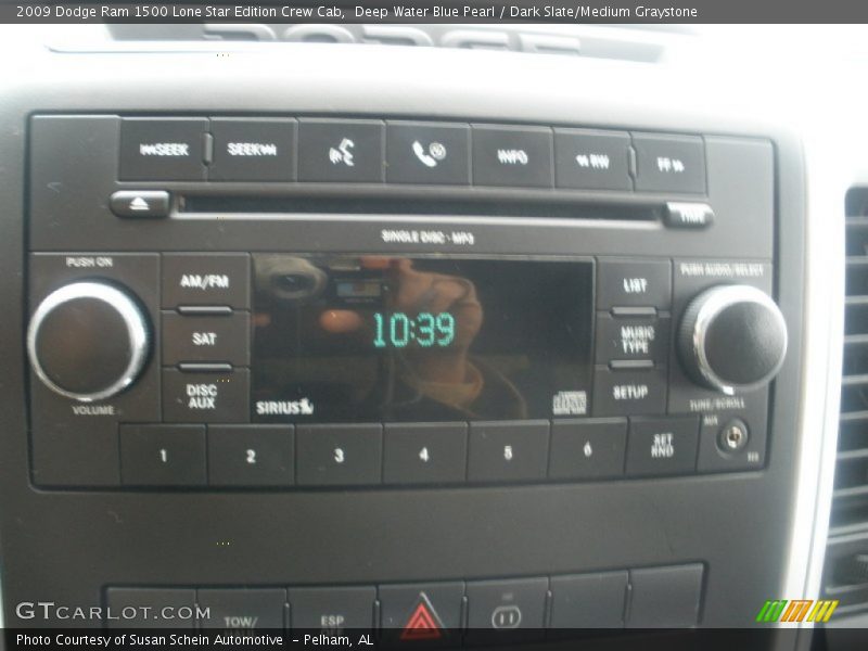 Deep Water Blue Pearl / Dark Slate/Medium Graystone 2009 Dodge Ram 1500 Lone Star Edition Crew Cab