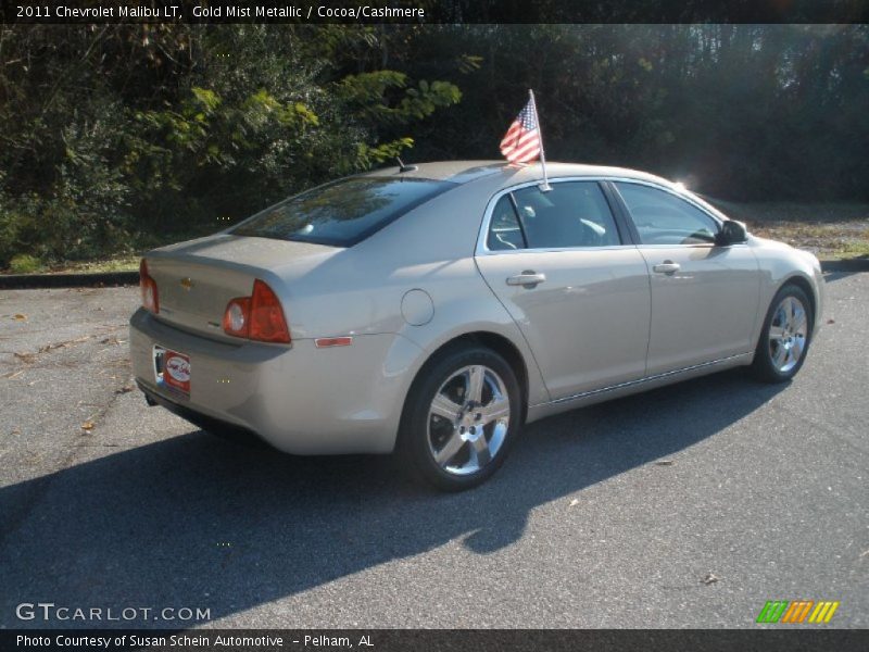 Gold Mist Metallic / Cocoa/Cashmere 2011 Chevrolet Malibu LT