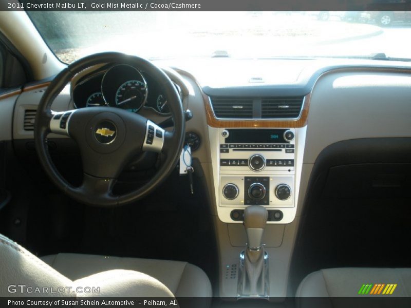 Gold Mist Metallic / Cocoa/Cashmere 2011 Chevrolet Malibu LT