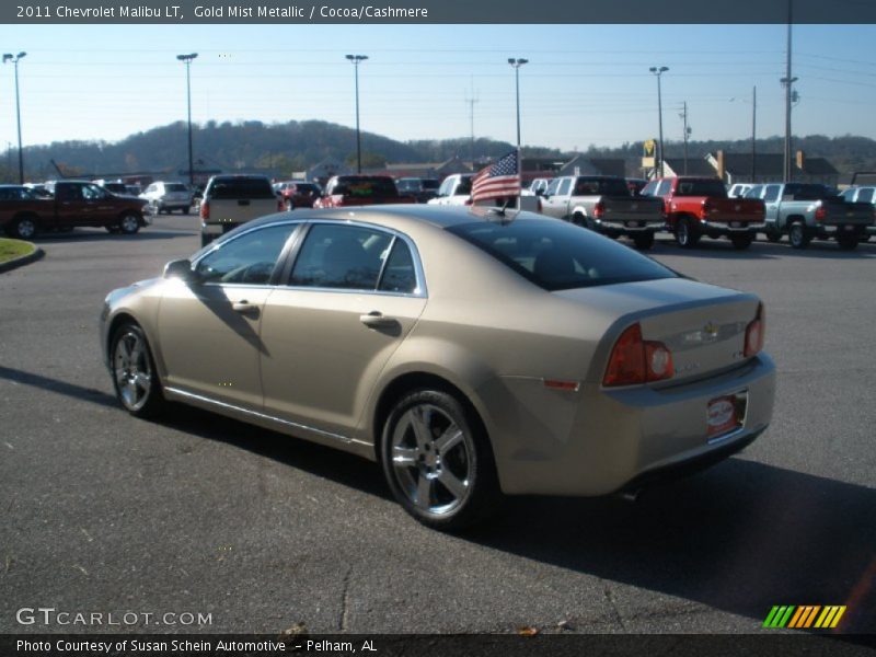 Gold Mist Metallic / Cocoa/Cashmere 2011 Chevrolet Malibu LT