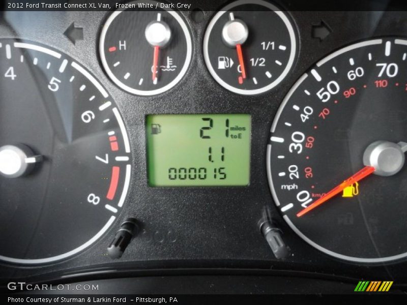 Frozen White / Dark Grey 2012 Ford Transit Connect XL Van