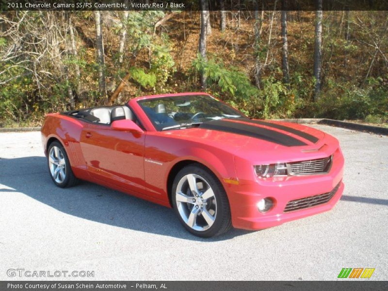 Victory Red / Black 2011 Chevrolet Camaro SS/RS Convertible