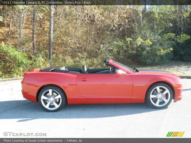 Victory Red / Black 2011 Chevrolet Camaro SS/RS Convertible
