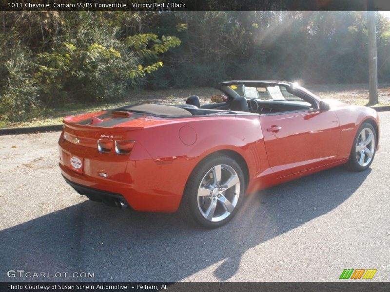 Victory Red / Black 2011 Chevrolet Camaro SS/RS Convertible