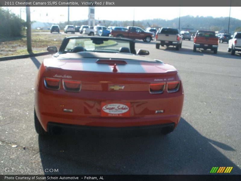 Victory Red / Black 2011 Chevrolet Camaro SS/RS Convertible