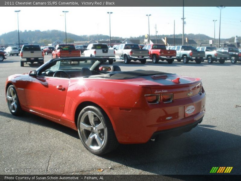 Victory Red / Black 2011 Chevrolet Camaro SS/RS Convertible