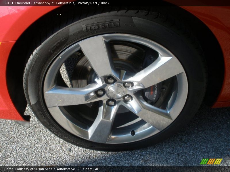 Victory Red / Black 2011 Chevrolet Camaro SS/RS Convertible
