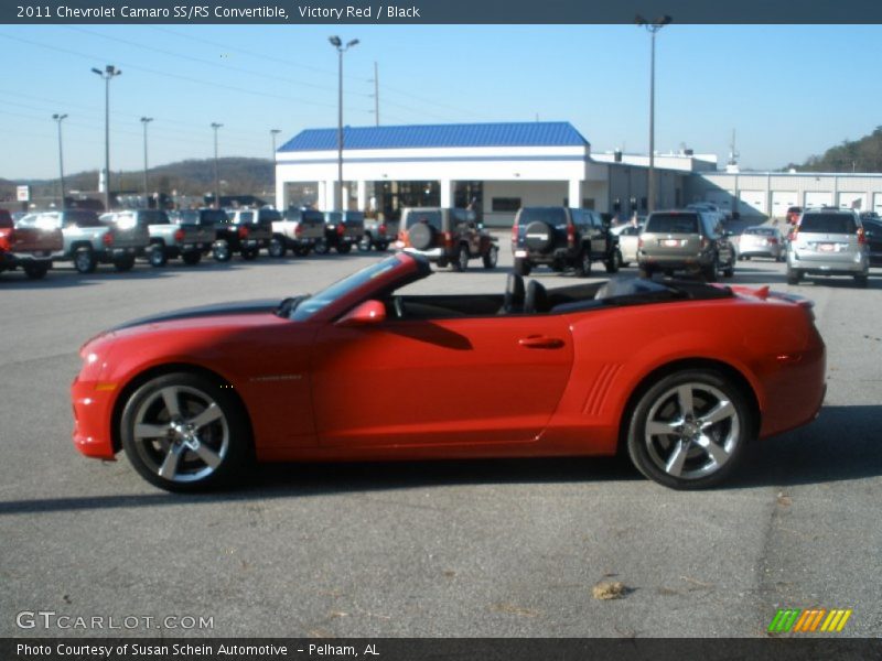 Victory Red / Black 2011 Chevrolet Camaro SS/RS Convertible