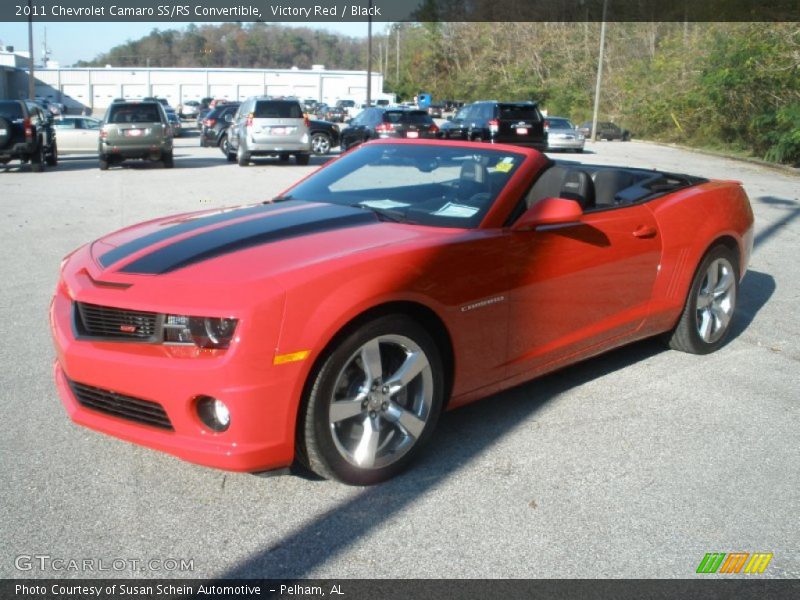Victory Red / Black 2011 Chevrolet Camaro SS/RS Convertible