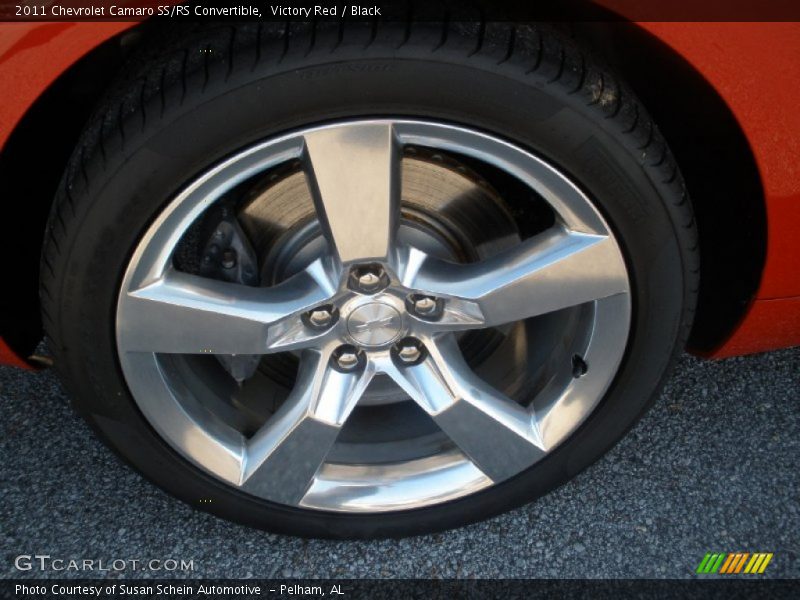 Victory Red / Black 2011 Chevrolet Camaro SS/RS Convertible