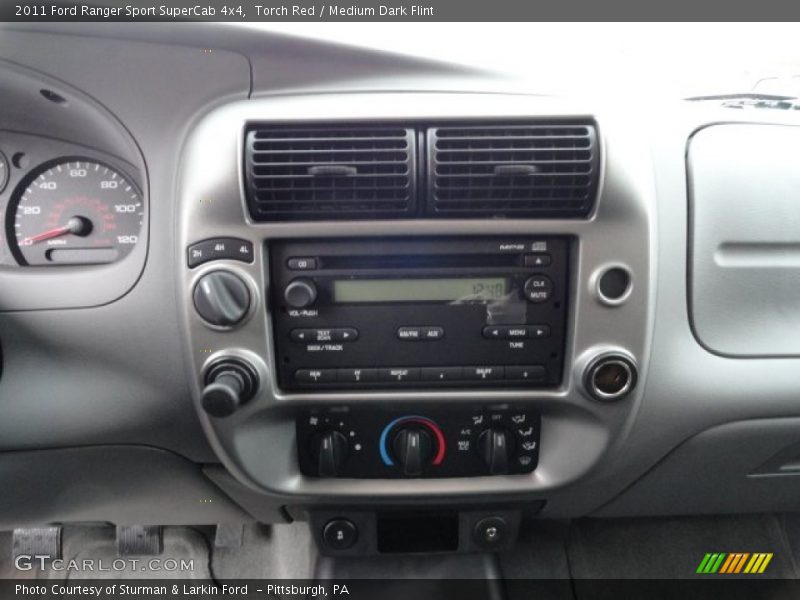 Torch Red / Medium Dark Flint 2011 Ford Ranger Sport SuperCab 4x4