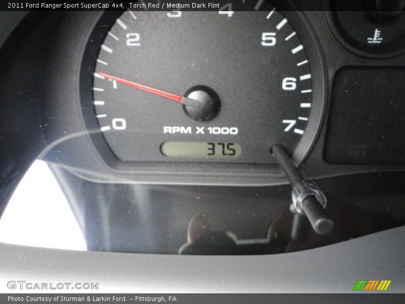 Torch Red / Medium Dark Flint 2011 Ford Ranger Sport SuperCab 4x4