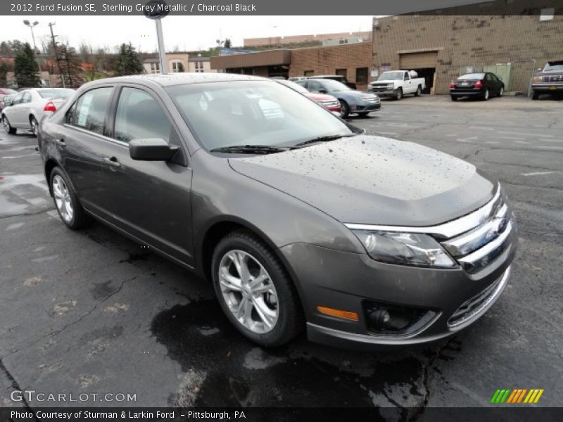 Sterling Grey Metallic / Charcoal Black 2012 Ford Fusion SE