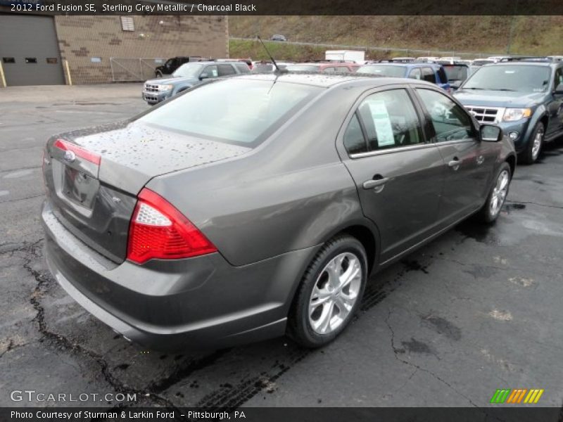 Sterling Grey Metallic / Charcoal Black 2012 Ford Fusion SE