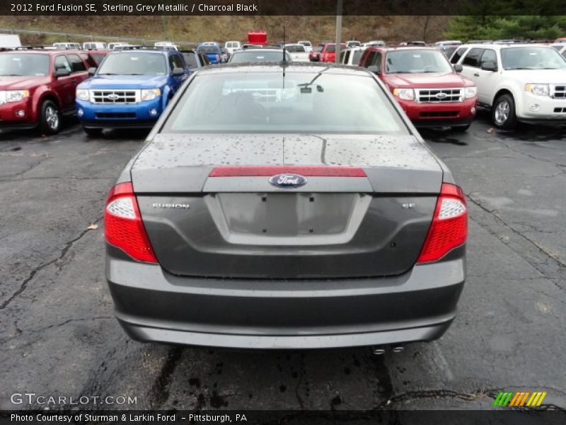 Sterling Grey Metallic / Charcoal Black 2012 Ford Fusion SE