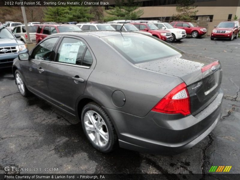 Sterling Grey Metallic / Charcoal Black 2012 Ford Fusion SE