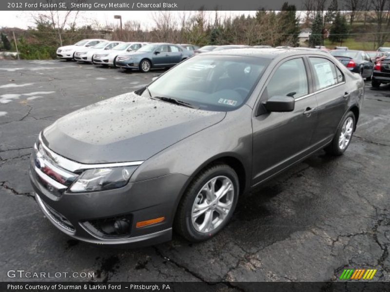 Sterling Grey Metallic / Charcoal Black 2012 Ford Fusion SE